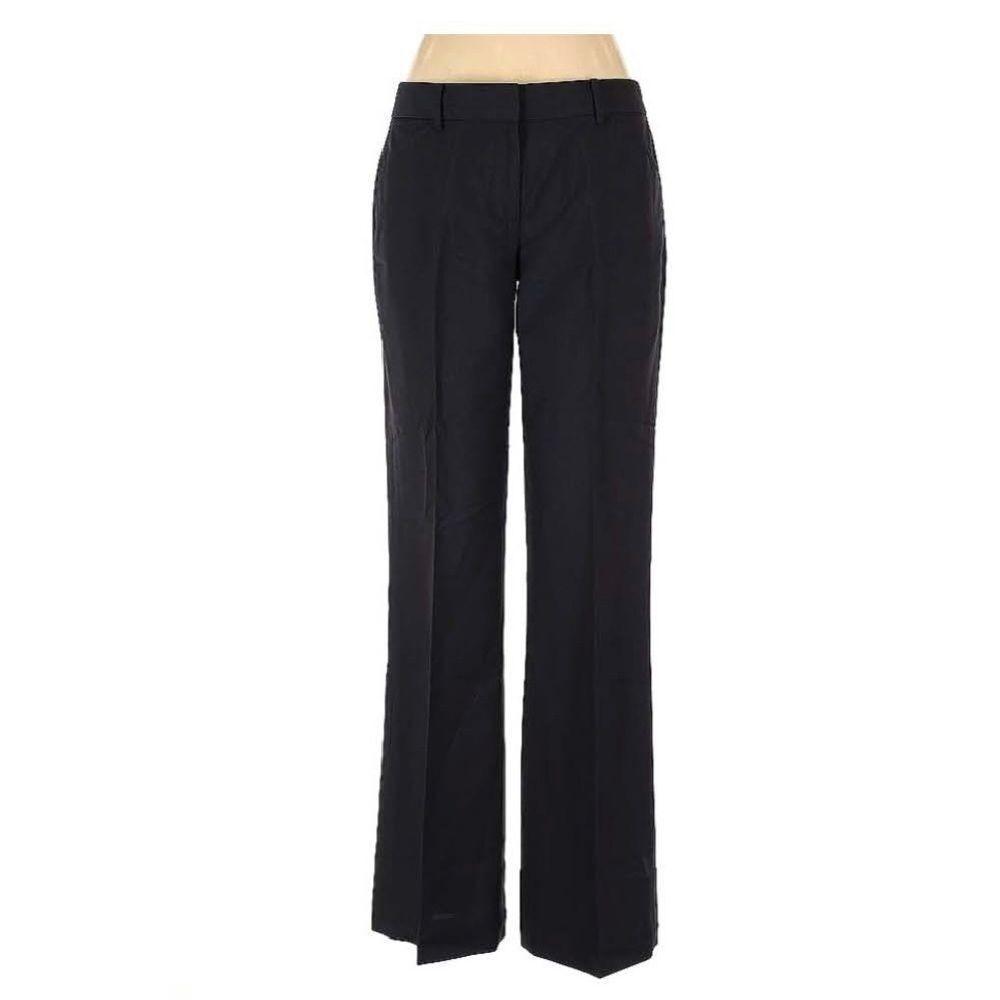Elie Tahari Pinstripe Bootcut Dress Pants Charcoal Gray Size 6 Work Office